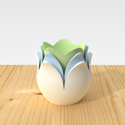 TULIPI minimal – Modular set of 3 stackable pots