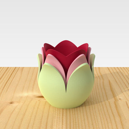 TULIPI minimal – Modular set of 3 stackable pots
