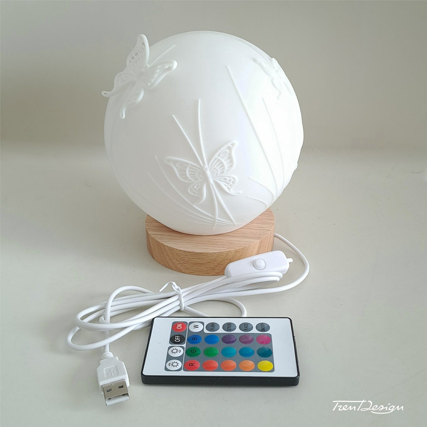 LUMYA · Butterflies – Bio-Resin LED Lamp