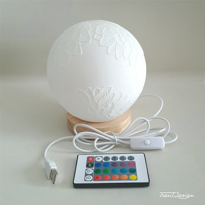 LUMYA · Petals – Bio-Resin LED Lamp