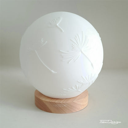 LUMYA · Dandelions – LED Bio-Resin Lamp
