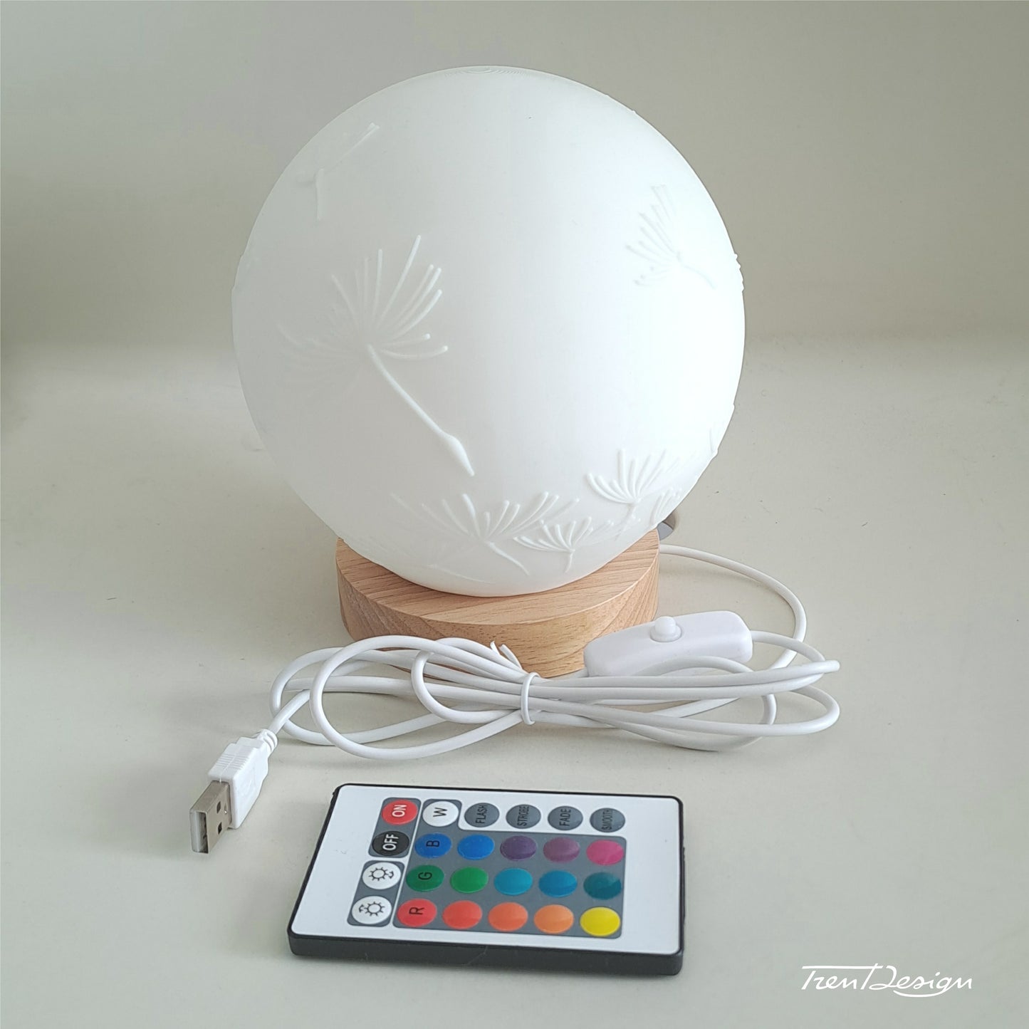 LUMYA · Dandelions – LED Bio-Resin Lamp
