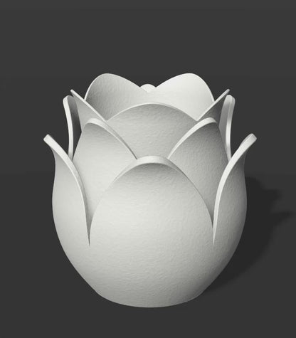 Set of 3 TULIPANO vases - stackable and modular