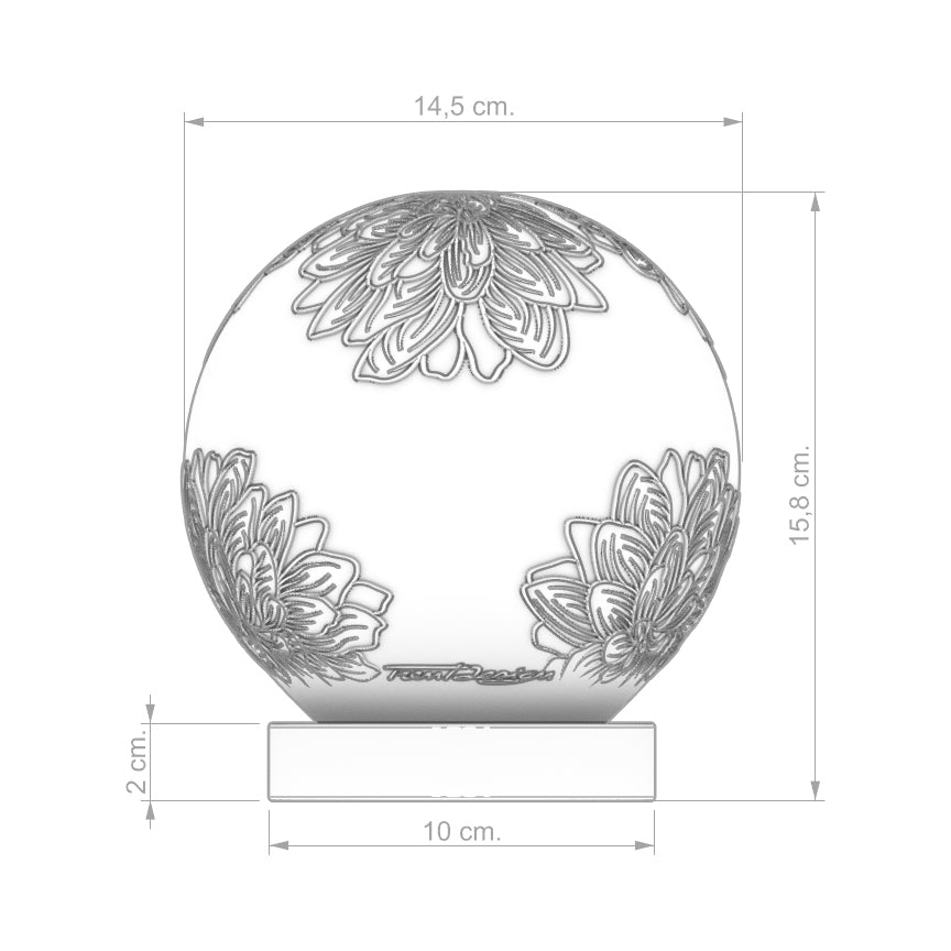 LUMYA · Petals – Bio-Resin LED Lamp