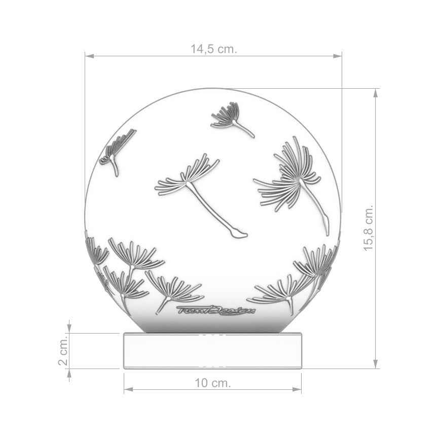 LUMYA · Dandelions – LED Bio-Resin Lamp